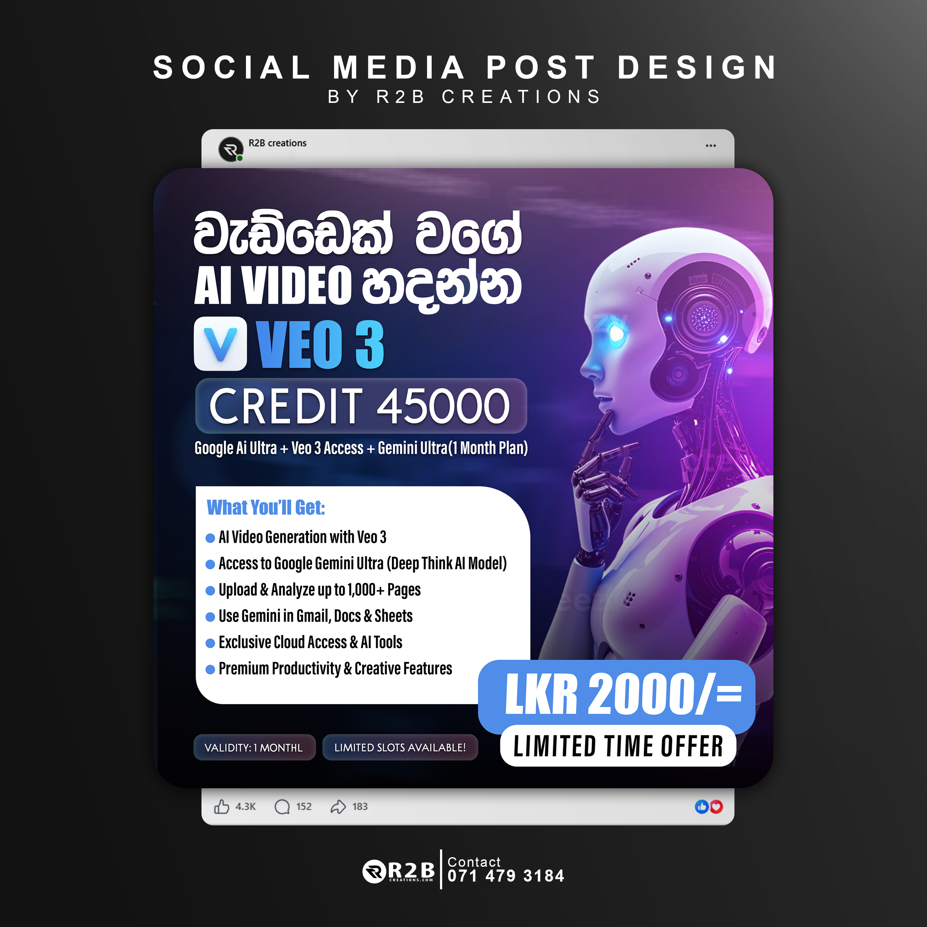 Social media post